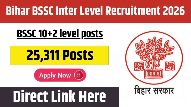 Bihar BSSC Inter Level Recruitment 2026