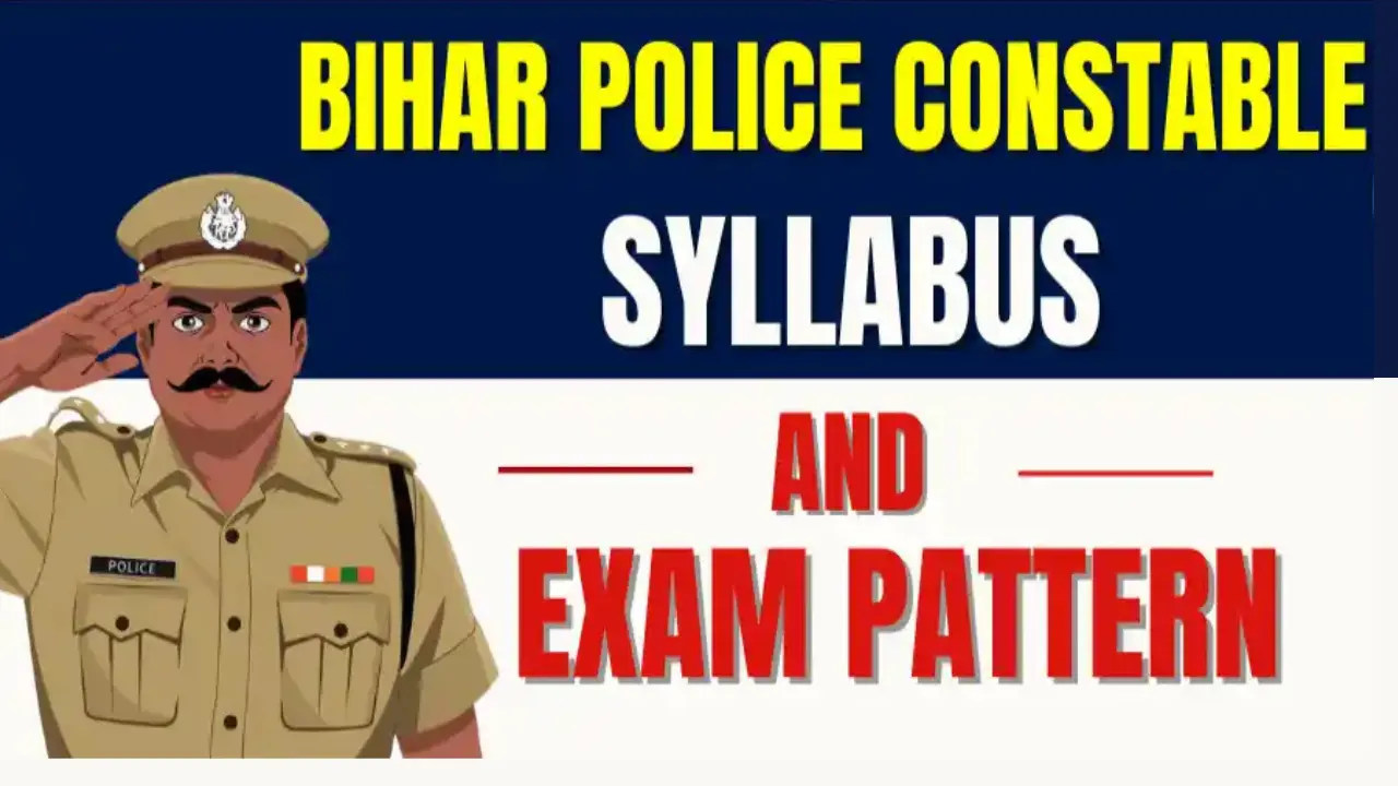 Bihar Police Special Branch Constable Syllabus 2026