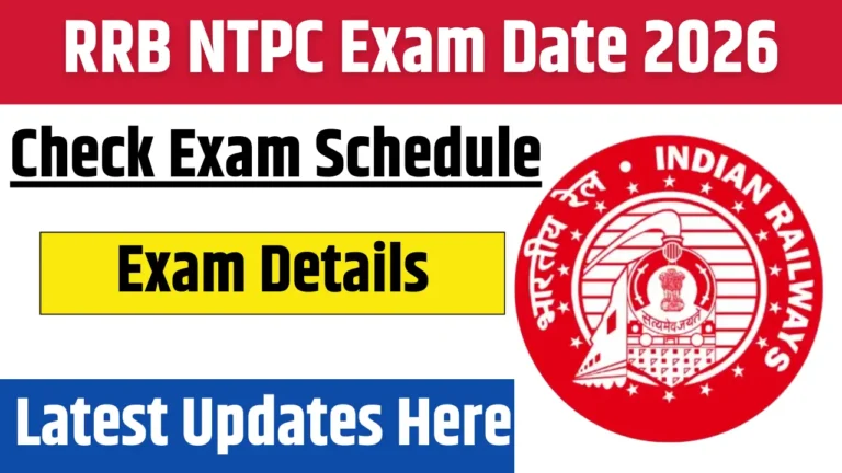 RRB NTPC Exam Date 2026